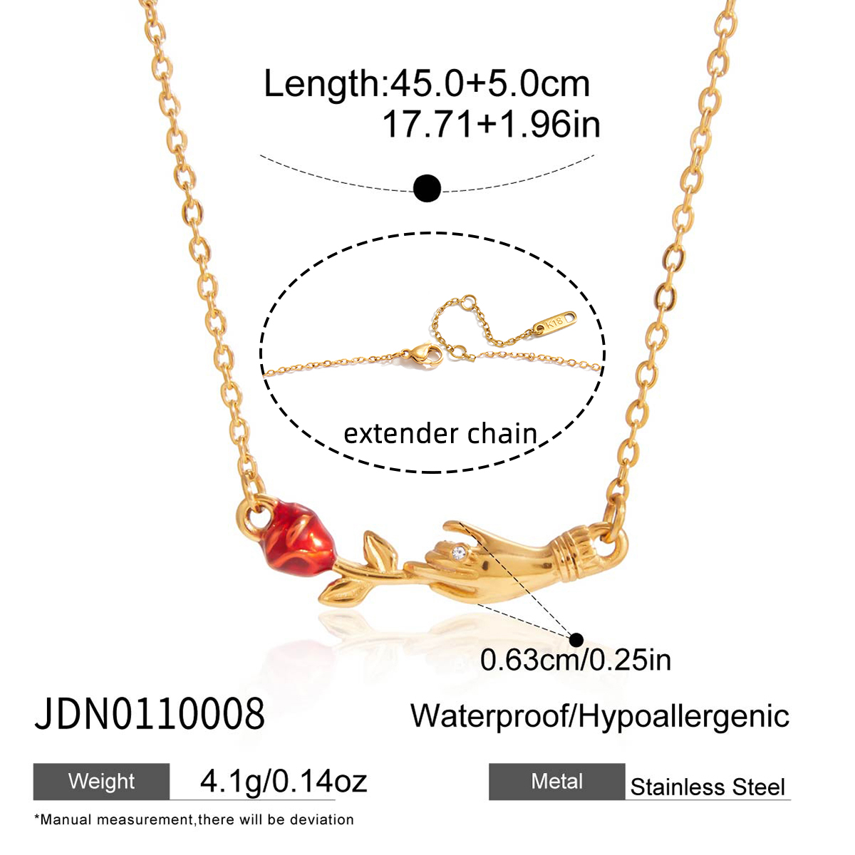 Collier en acier - COL0110008