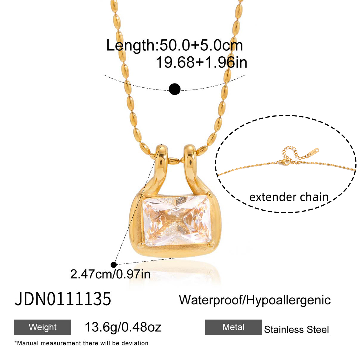 Collier en acier – COL0111135