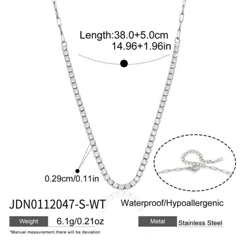 Collier en acier – COL0112047-S-WT