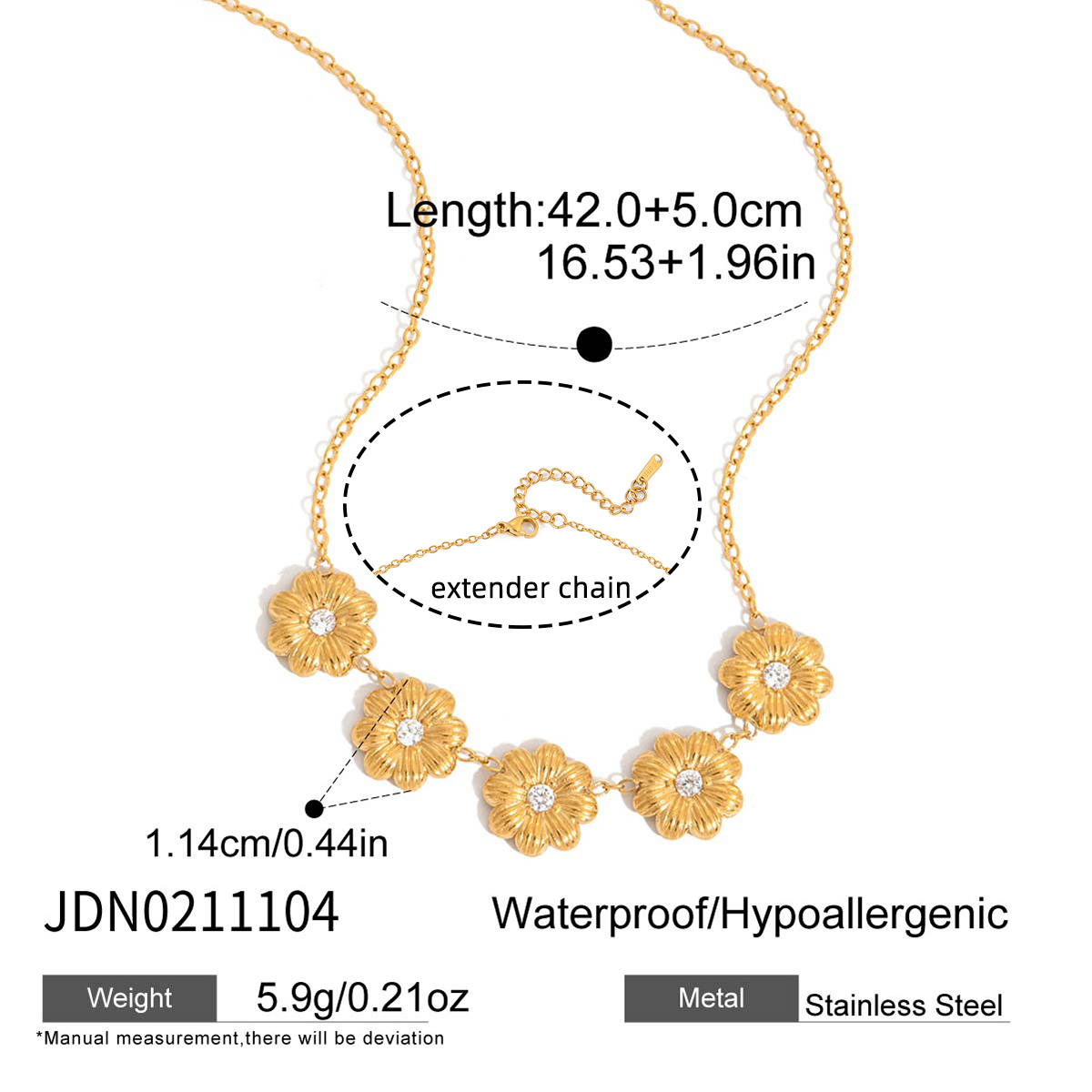 Collier en acier – COL0211104