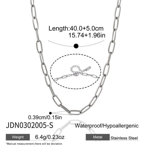 Collier en acier – COL0302005-S