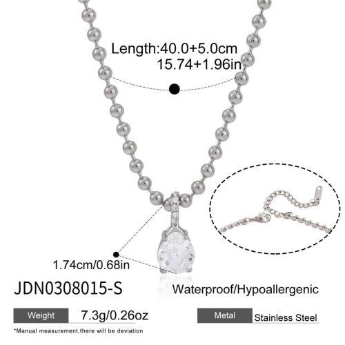 Collier en acier – COL0308015-S