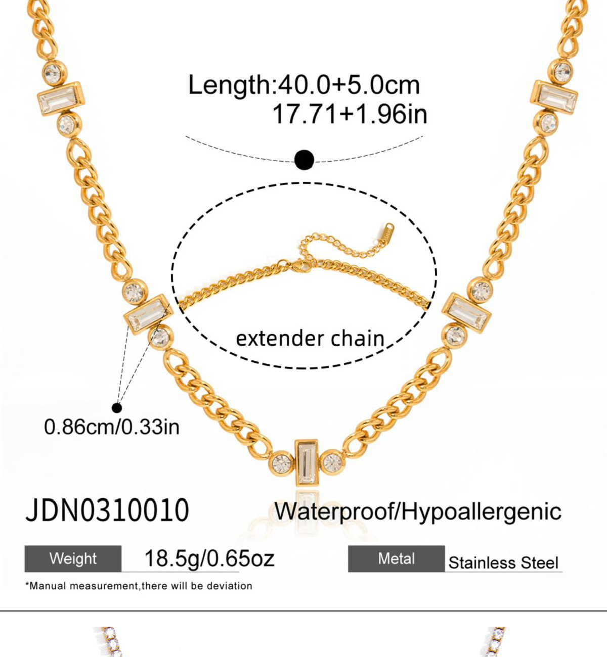Collier en acier – COL0310010
