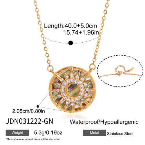 Collier en acier – COL031222-GN