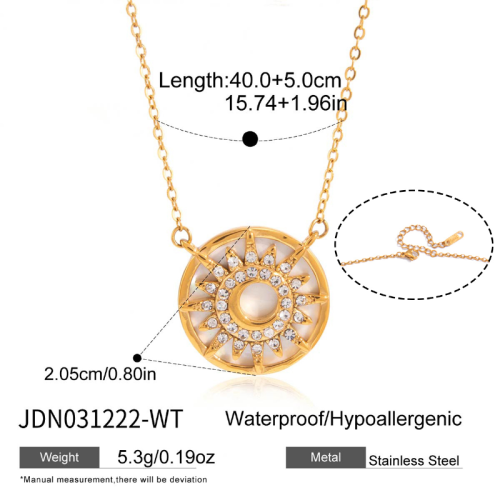 Collier en acier – COL031222-WT