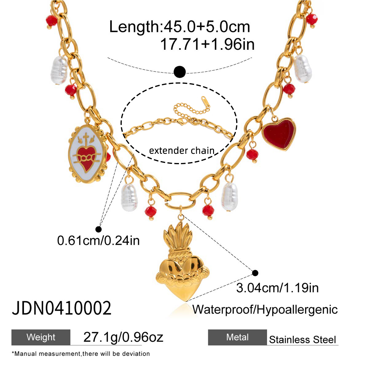 Collier en acier - COL0410002