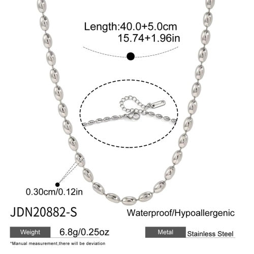 Collier en acier – COL20882-S
