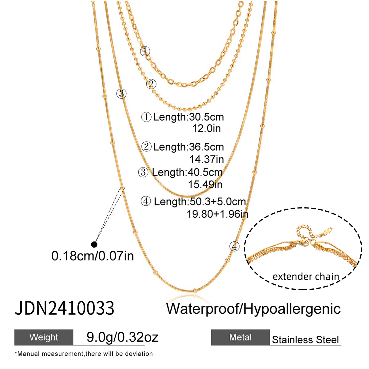 Collier en acier - COL2410033