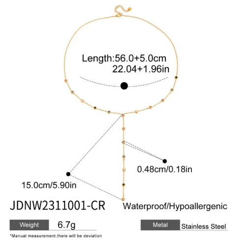 Collier en acier – COLW2311001-CR