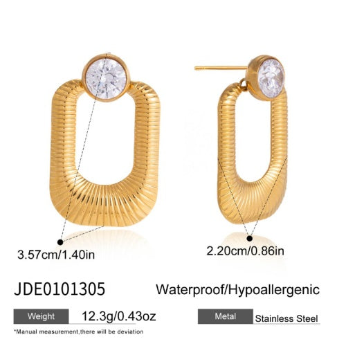 Boucles d’oreilles en acier – E0101305