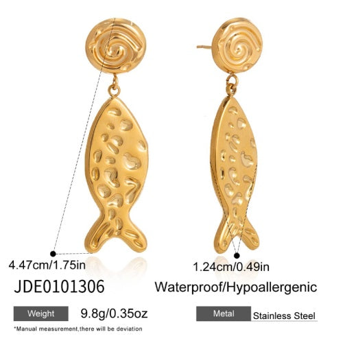 Boucles d’oreilles en acier – E0101306
