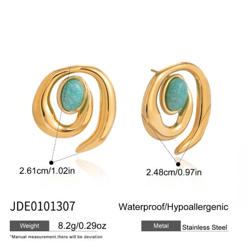 Boucles d’oreilles en acier – E0101307