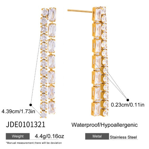 Boucles d’oreilles en acier – E0101321