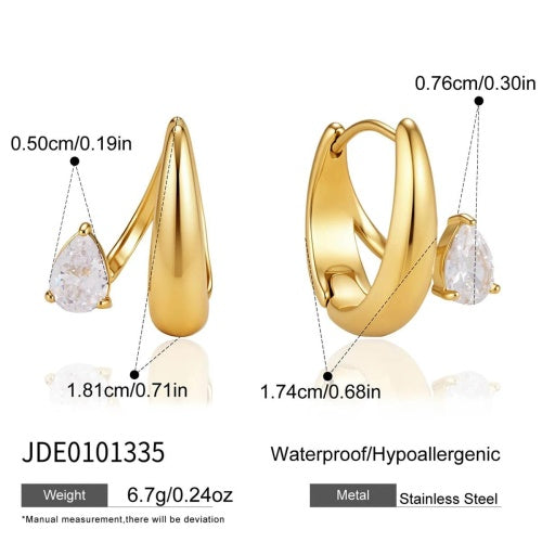 Boucles d’oreilles en acier – E0101335