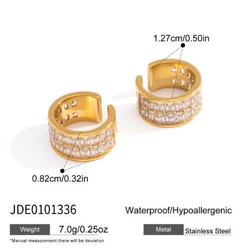 Boucles d’oreilles en acier – E0101336