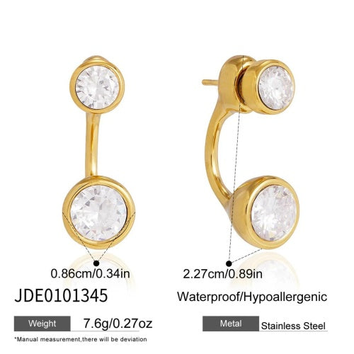 Boucles d’oreilles en acier – E0101345