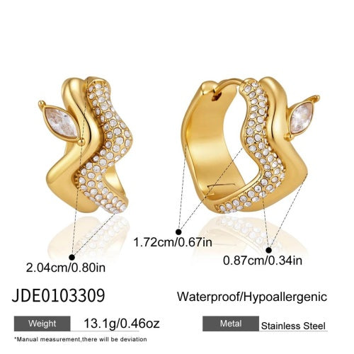 Boucles d’oreilles en acier – E0103309