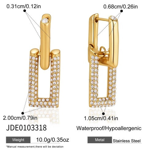 Boucles d’oreilles en acier – E0103318
