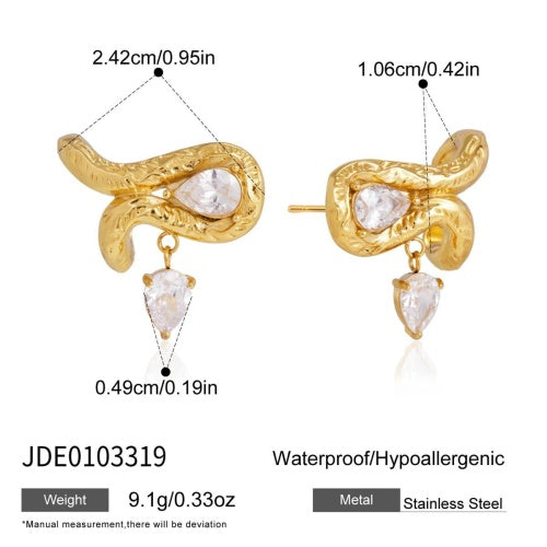Boucles d’oreilles en acier – E0103319