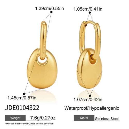 Boucles d’oreilles en acier – E0104322