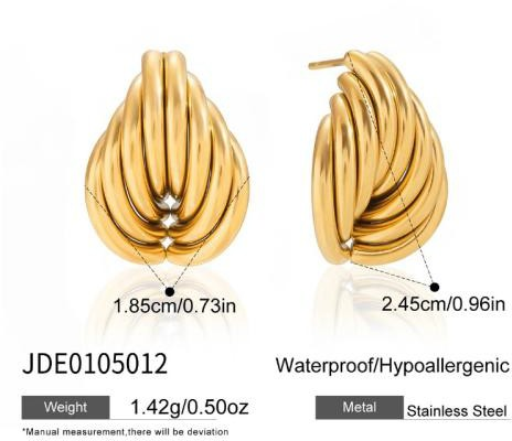 Boucles d’oreilles en acier – E0105012
