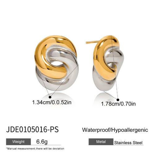 Boucles d’oreilles en acier – E0105016-PS