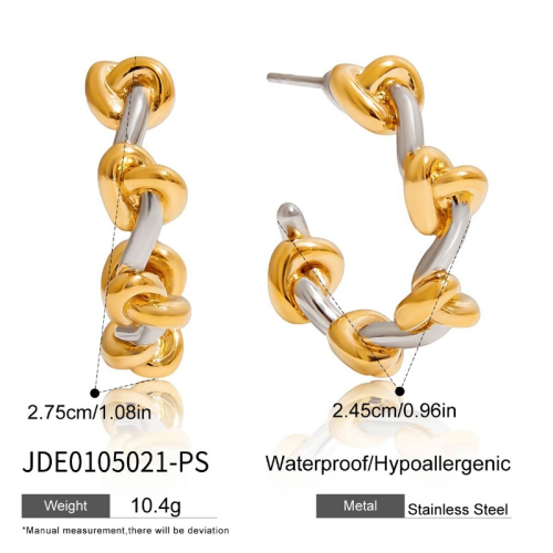 Boucles d’oreilles en acier – E0105021-PS