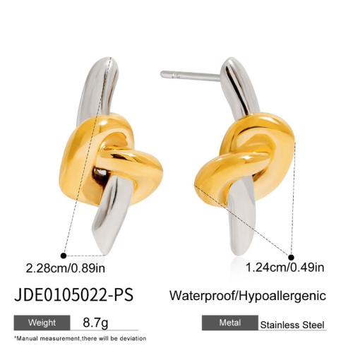 Boucles d’oreilles en acier – E0105022-PS