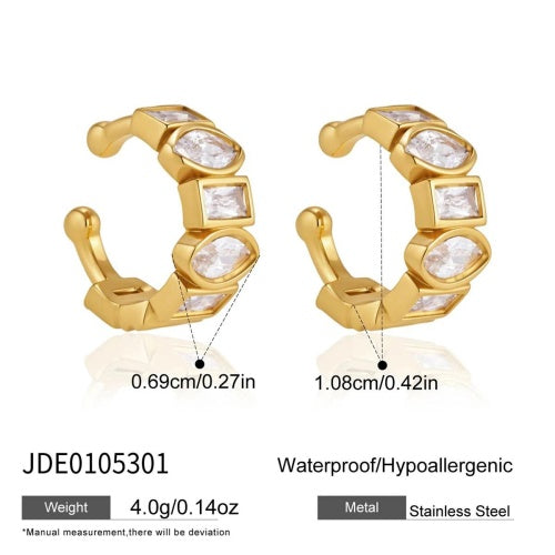 Boucles d’oreilles en acier – E0105301