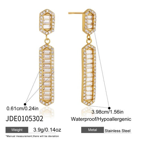 Boucles d’oreilles en acier – E0105302