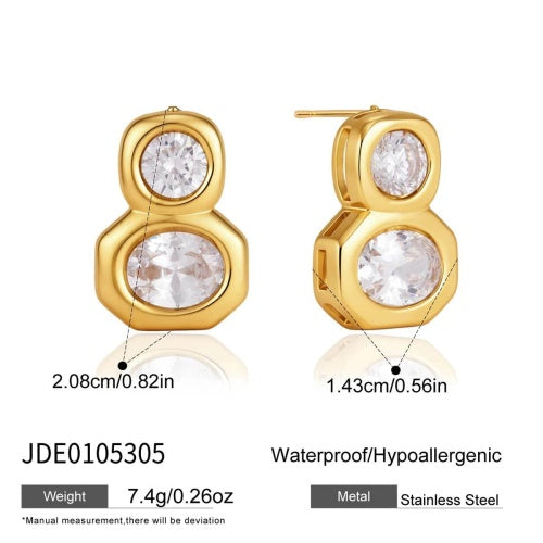 Boucles d’oreilles en acier – E0105305
