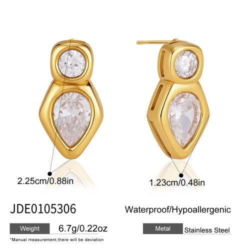 Boucles d’oreilles en acier – E0105306