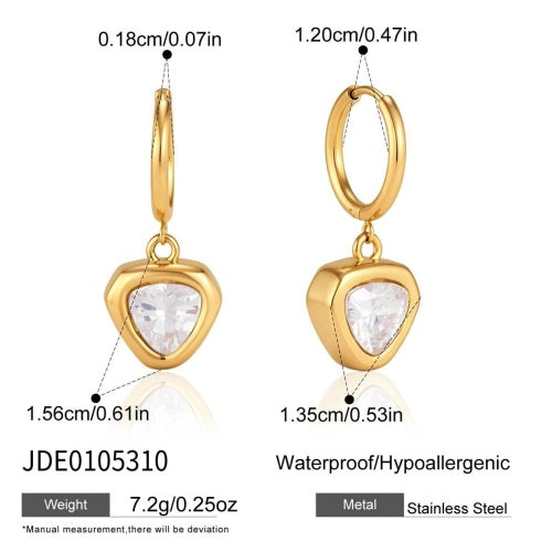 BOUCLES D’OREILLES ACIER REF E0105310