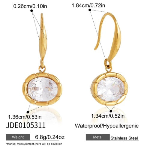 Boucles d’oreilles en acier – E0105311