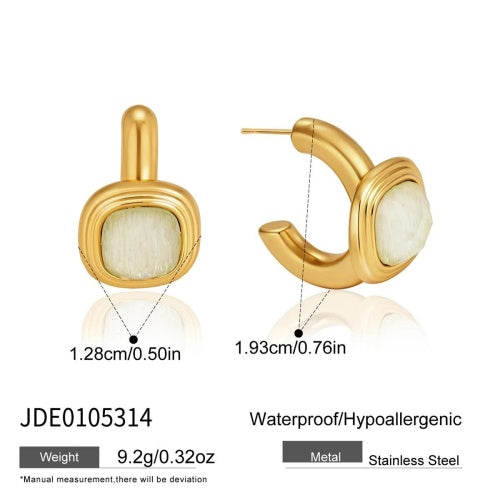 Boucles d’oreilles en acier – E0105314