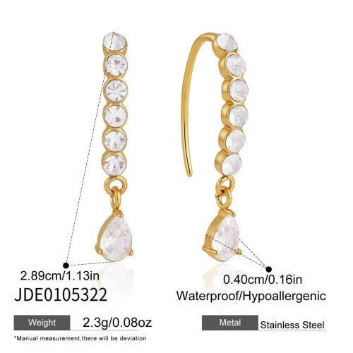 Boucles d’oreilles en acier – E0105322