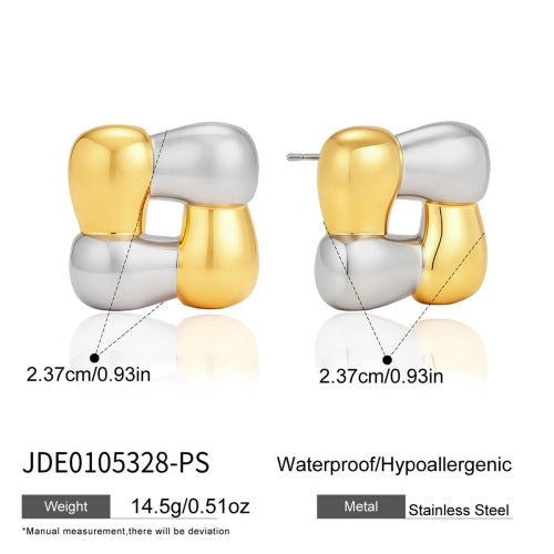 Boucles d’oreilles en acier – E0105328-PS