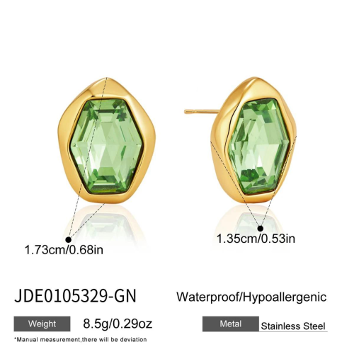 BOUCLES D’OREILLES ACIER REF E0105329-GN