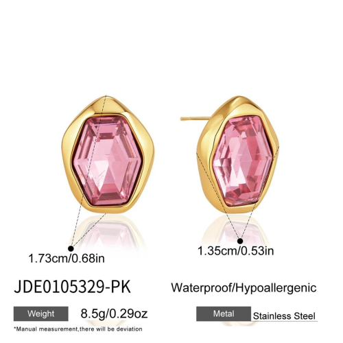 BOUCLES D’OREILLES ACIER REF E0105329-PK