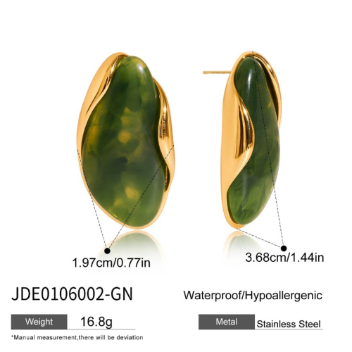 Boucles d’oreilles en acier – E0106002-GN