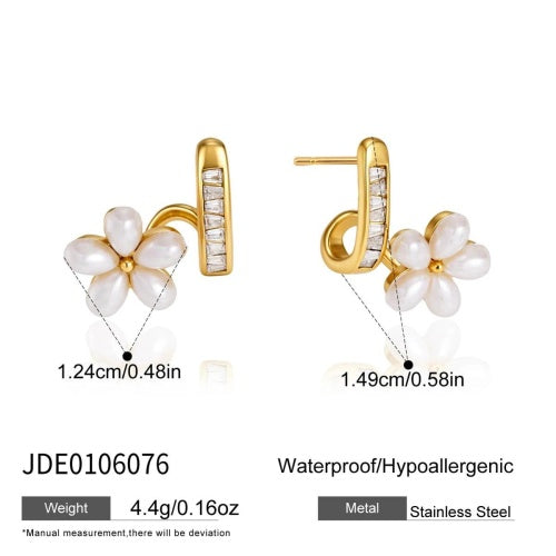 BOUCLES D’OREILLES ACIER REF E0106076
