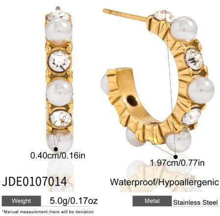 Boucles d’oreilles en acier – E0107014