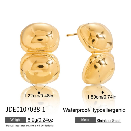 Boucles d’oreilles en acier – E0107038-1