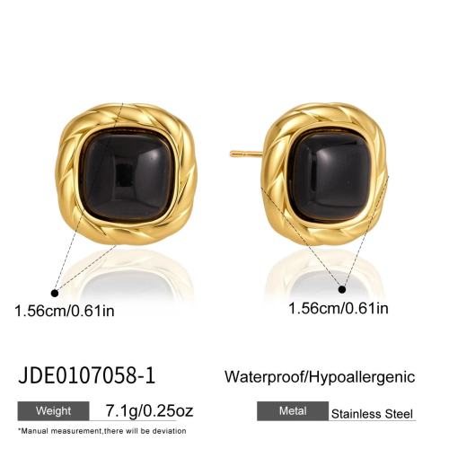 BOUCLES D’OREILLES ACIER REF E0107058-1
