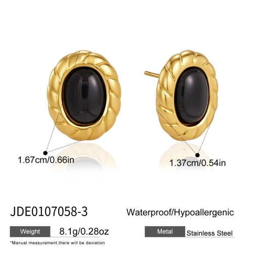 BOUCLES D’OREILLES ACIER REF E0107058-3