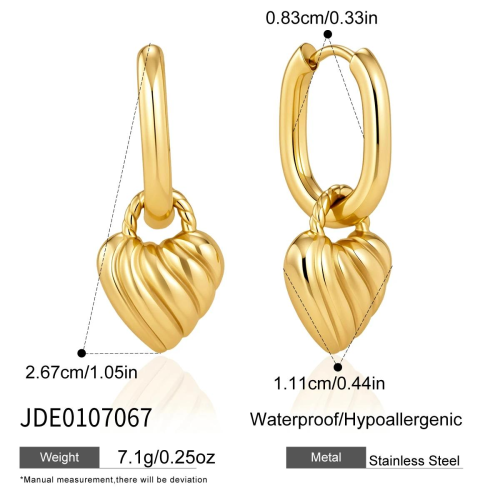 BOUCLES D’OREILLES ACIER REF E0107067