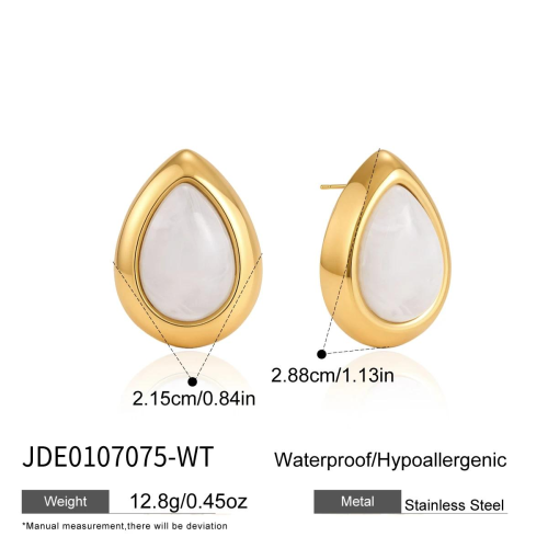 BOUCLES D’OREILLES ACIER REF E0107075-WT