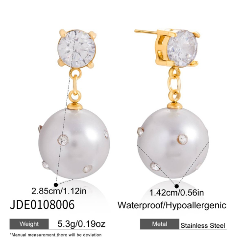 Boucles d’oreilles en acier – E0108006