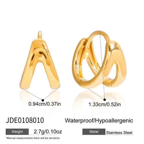 Boucles d’oreilles en acier – E0108010