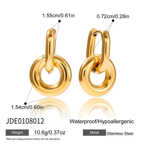 Boucles d’oreilles en acier – E0108012
